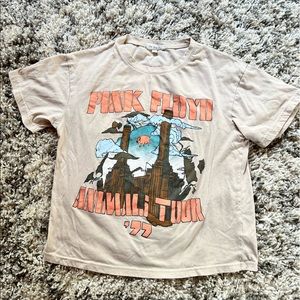 Vintage Pink Floyd Cropped Tee